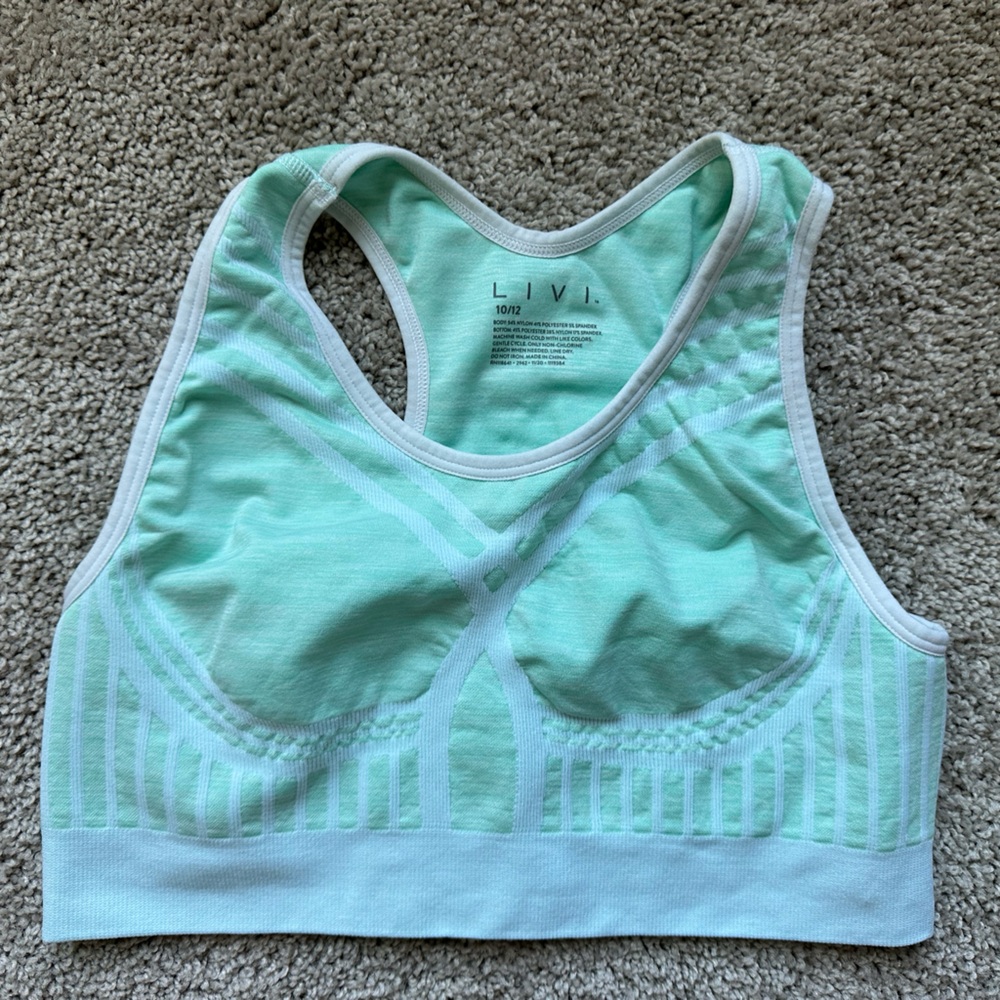 Livi Active Mint Green Sports Bra